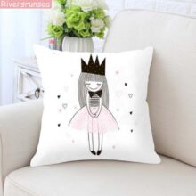 Housse de coussin princesse