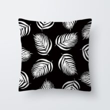 Housse de coussin nordique tropical night