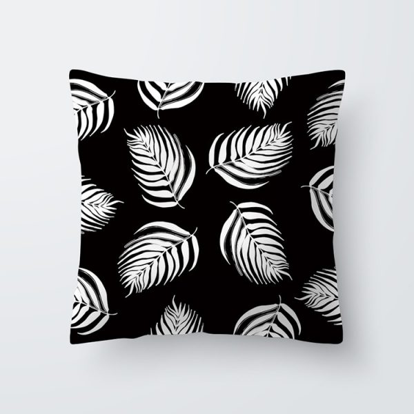 Housse de coussin nordique tropical night