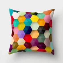 Housse de coussin couleurs géométriques Housse de coussin couleurs géométriques