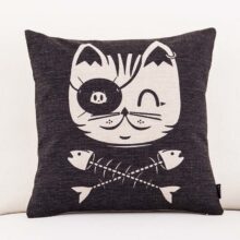 Housse de coussin collection chat mania