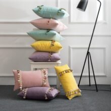 Housse de coussin velours d’orient Housse de coussin velours d'orient 1