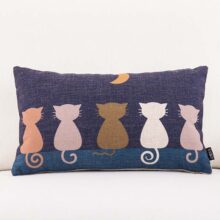 Housse de coussin collection chat mania
