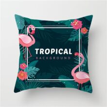 Housse de coussin collection tropical Miami Housse de coussin collection tropical Miami