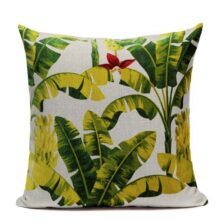 Housse de coussin soleil tropical