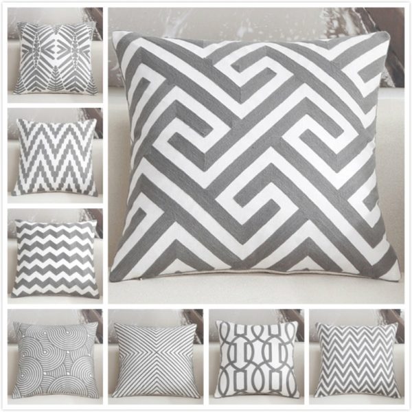 Housse de Coussin collection broderie scandinave Housse de Coussin collection broderie scandinave 1