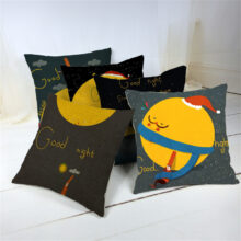 Housse de coussin voyage autour du soleil
