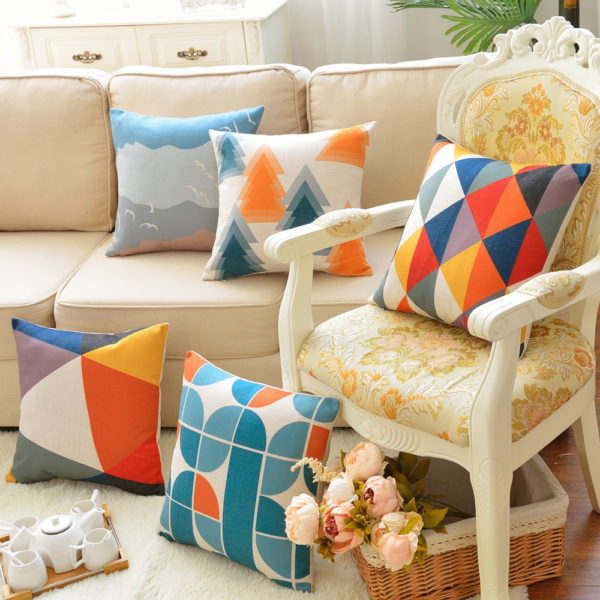 Housse de coussin collection nordique vintage Housse de coussin collection nordique vintage 1