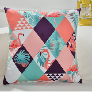 Housse de coussin collection flamingo ananas Housse de coussin collection flamingo ananas 1