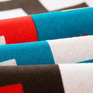 Housse de coussin géométrique sunday monday Housse de coussin géométrique sunday monday 1