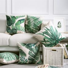 Housse de coussin collection white tropical Housse de coussin collection white tropical