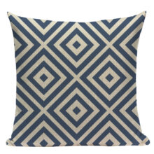 Housse de coussin pop nordique géométrique