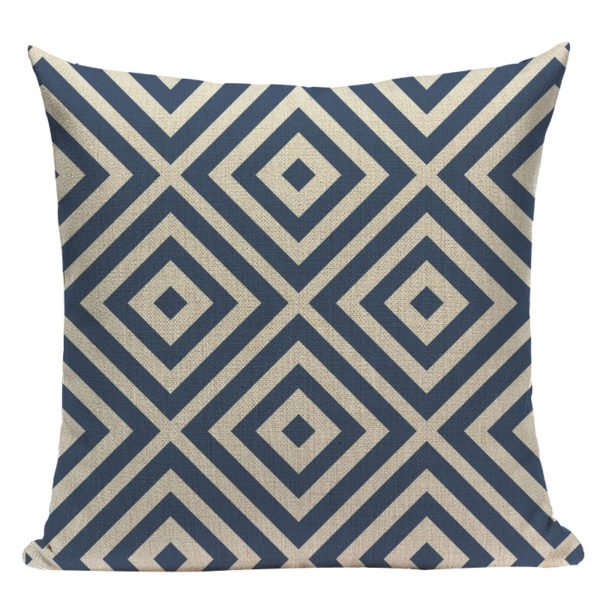Housse de coussin pop nordique géométrique