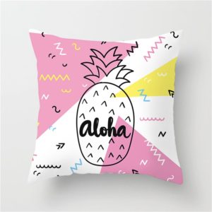 Housse de coussin aloha ananas
