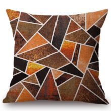 Housse de coussin 3D green géométrique Housse de coussin 3D green géométrique