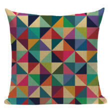 Housse de coussin pop nordique géométrique