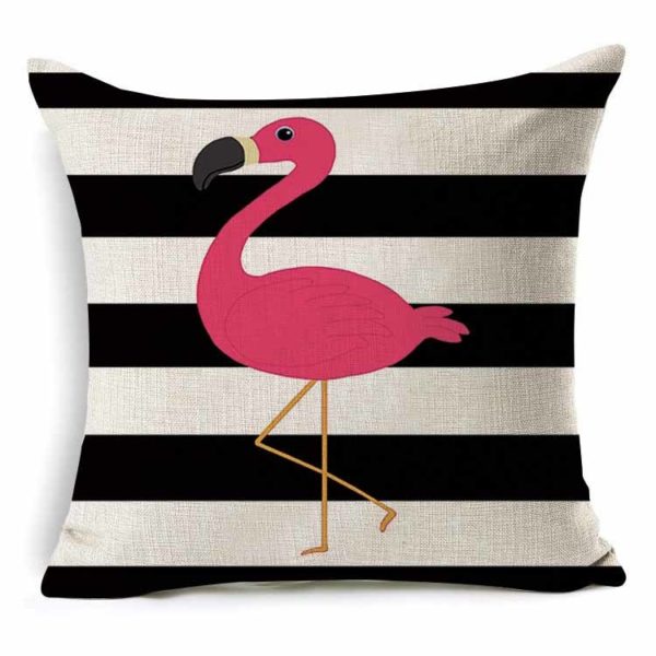 Housse de coussin collection yellow flamingo Housse de coussin collection yellow flamingo 2