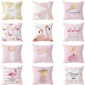 Housse de coussin collection pink pinapple Housse de coussin collection pink pinapple 1