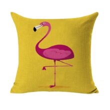 Housse de coussin collection yellow flamingo Housse de coussin collection yellow flamingo