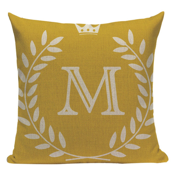 Housse de coussin collection lettre nordique 2