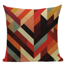 Housse de coussin pop nordique géométrique