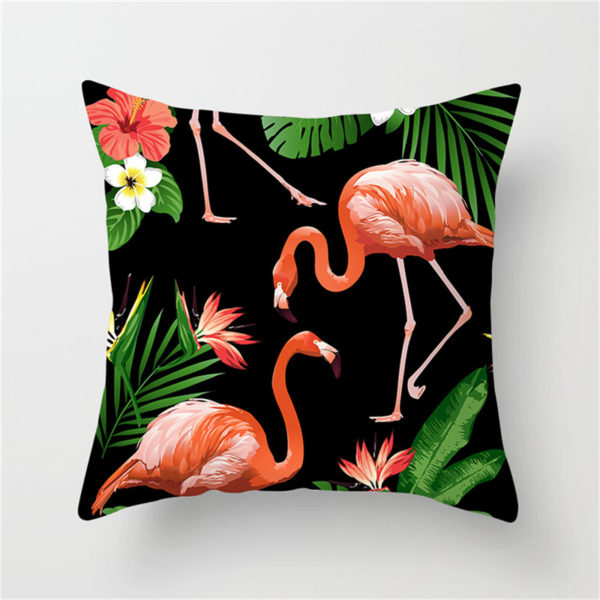 Housse de coussin collection flamant royal 2