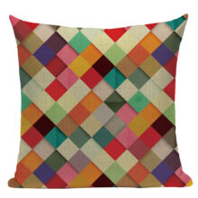 Housse de coussin pop nordique géométrique