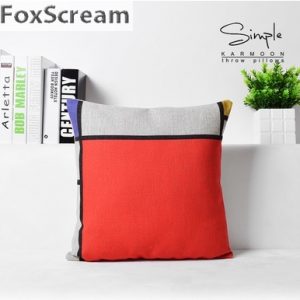Housse de coussin collection carré couleur Housse de coussin collection carré couleur
