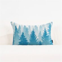 Housse de coussin scandinave cerf pastel