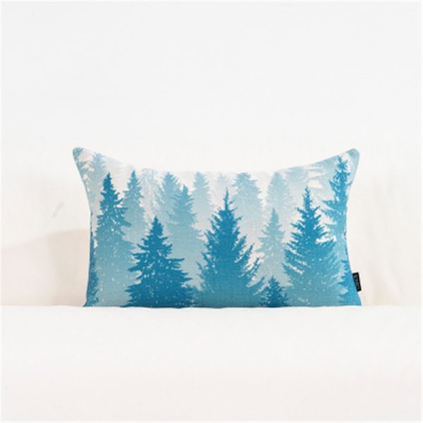 Housse de coussin scandinave cerf pastel