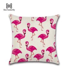 Housse de coussin mosaïque de flamant rose Housse de coussin mosaïque de flamant rose