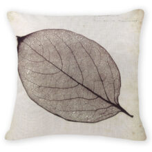 Rétro Simple coussins cas scandinave pin arbre oreiller couvre extérieur coton linge décoration de maison noir blanc coussin lombaire 1