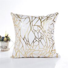 housse de coussin feuille d’or housse de coussin feuille d’or