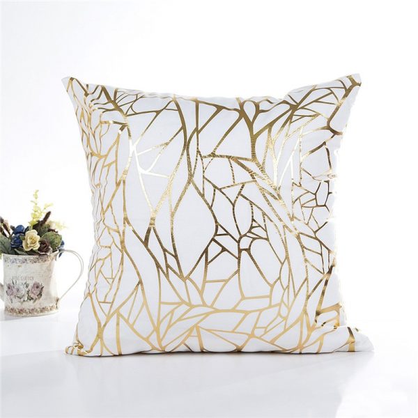 housse de coussin feuille d’or housse de coussin feuille d’or