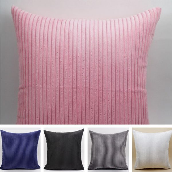 Housse de coussin doux velours 1