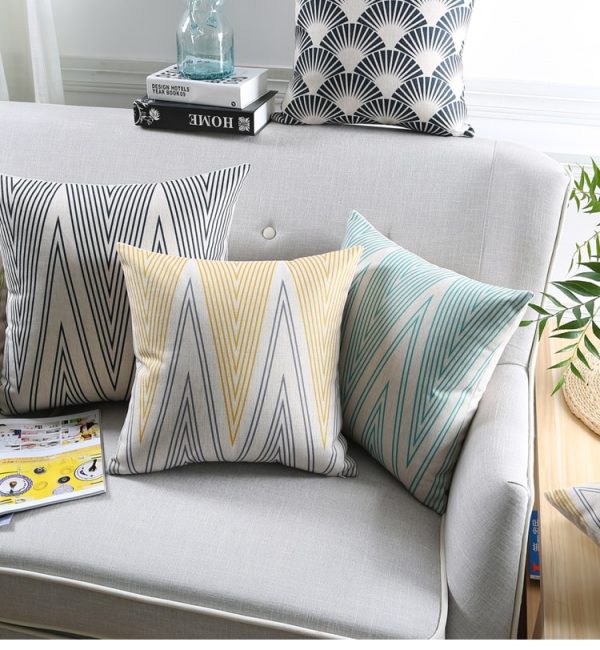 Housse de coussin collection ligne scandinave Housse de coussin collection ligne scandinave 1