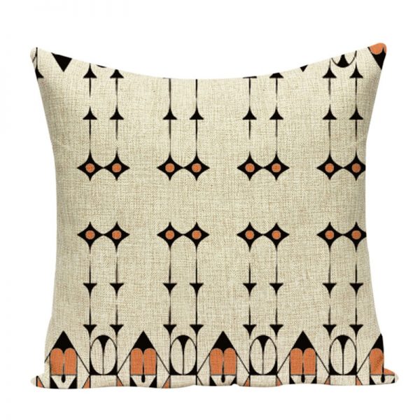 Housse de coussin – Scandinave Etnica Housse de coussin fresque scandinave  1