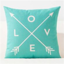 Housse de coussin collection blue love Housse de coussin collection blue love 2