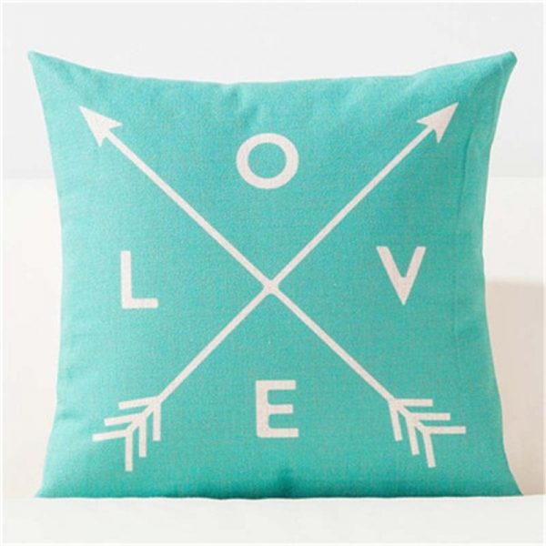 Housse de coussin collection blue love Housse de coussin collection blue love 2