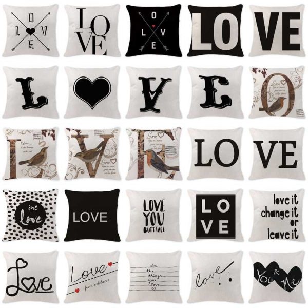 Housse de coussin collection black one Housse de coussin collection black one 1