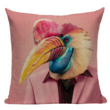 Housse de coussin toucan touch