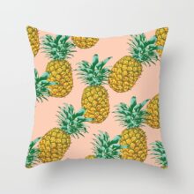 housse de coussin flamant rose tropical ananas housse de coussin flamant rose tropical ananas 1