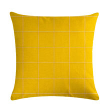 Housse de coussin jaune moutarde Housse de coussin jaune moutarde 4