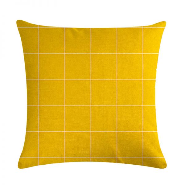 Housse de coussin jaune moutarde Housse de coussin jaune moutarde 4