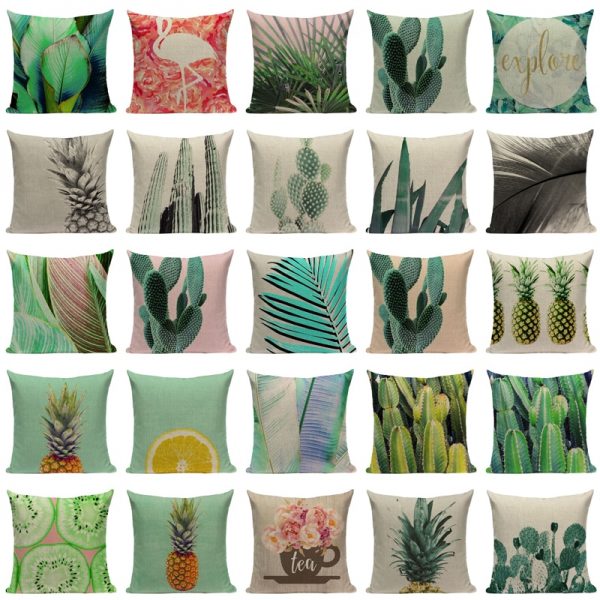 Housse de coussin collection citron vert Housse de coussin collection citron vert 1