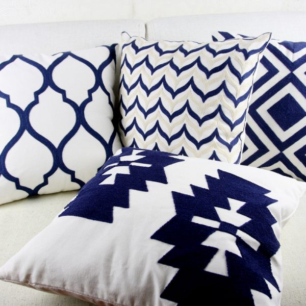 Housse de coussin marin moderne Housse de coussin marin moderne 3