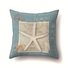 Housse de coussin marin vintage