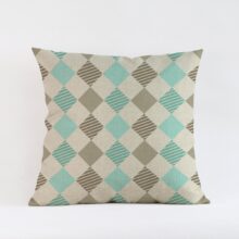 Housse de coussin  vert d’eau Housse de coussin collection vert d'eau