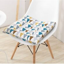 Coussin siège jaune géométrique et scandinave Coussin siège jaune géométrique et scandinave 5