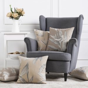 Housse de coussin collection feuille d’hiver Housse de coussin collection feuille d'hiver 1